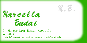 marcella budai business card